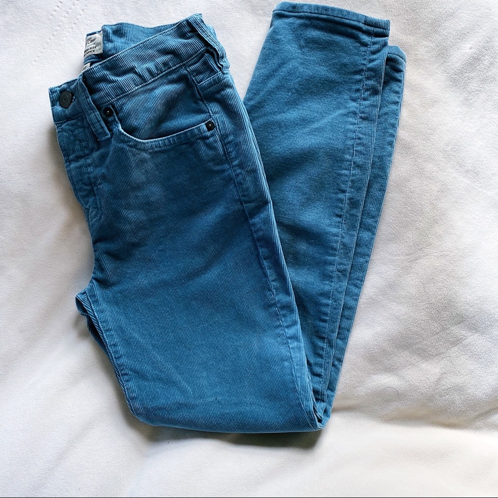 Blue Women's Corduroy Pants